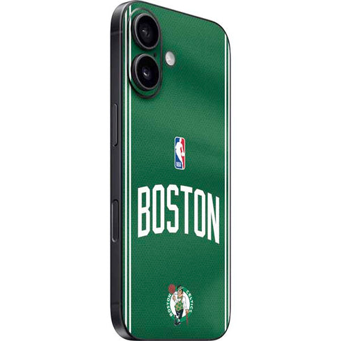 NBA Boston Celtics Jersey iPhone 16 Plus Skin